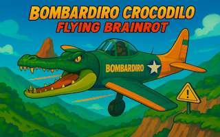 Bombardiro Crocodilo Flying Brainrot